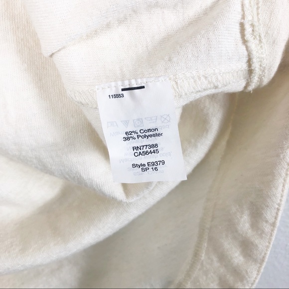 Madewell Libra Lace Up Ivory Tee - Picture 8 of 11